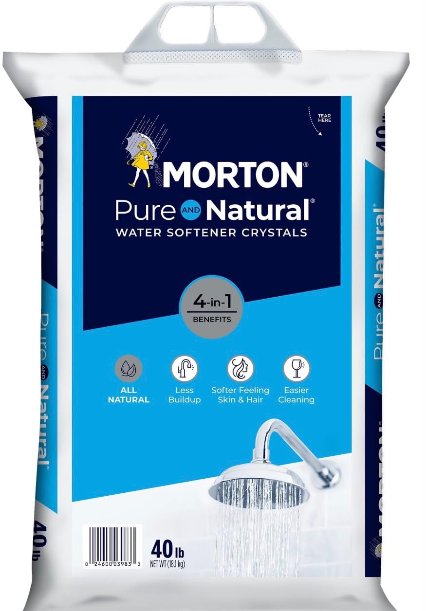 Pure and Natural 4 in 1 Salt Crystals for Water Softener, 18.14 kg P614831
