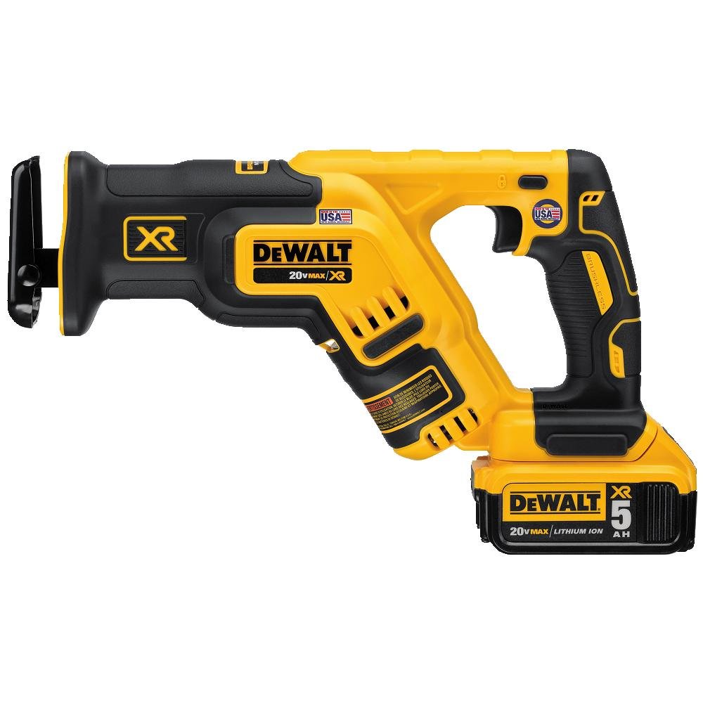 20V MAX XR Compact Reciprocating Saw and 6 Pieces Reciprocating Saw Blades Set R811