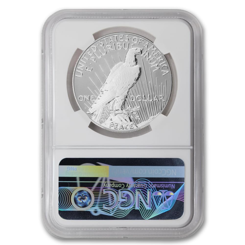 Set of 2 American Silver Morgan and Peace Dollar H13253