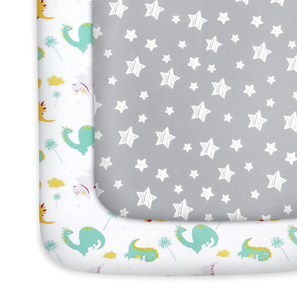Pack and Play Sheets, Mini Crib Sheets, Stretchy Playard Fitted Sheet C89231