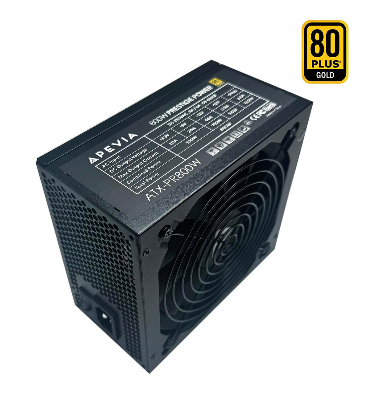 800W 80+ Gold Certified ATX Gaming Power Supply L9349