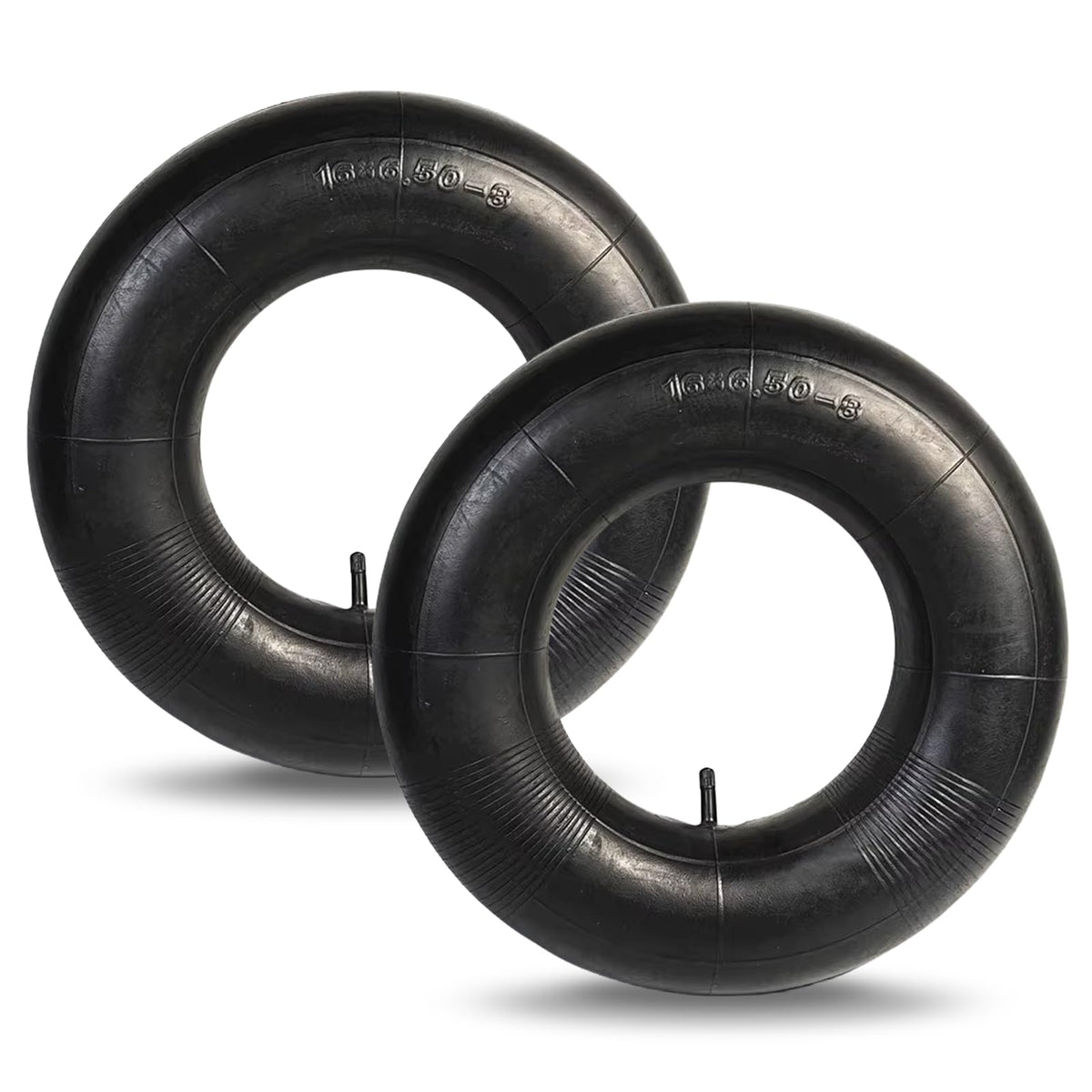2 Pack 16x6.50-8/7.50-8 Lawn Mower Tire Inner Tubes with TR-13 Straight Valve Stem Q99924