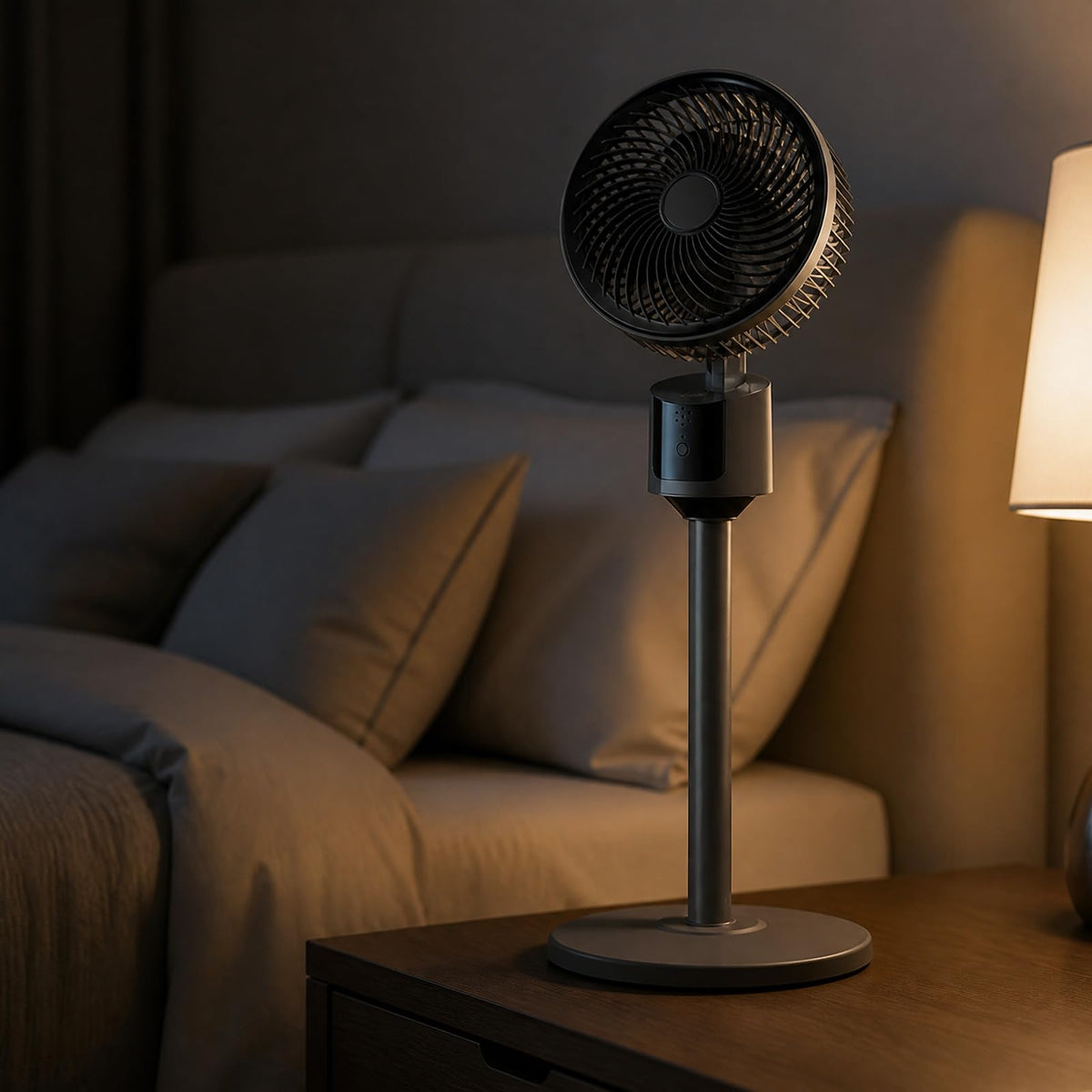 Pedestal Fan with USB Power, 3 Speed Quiet Floor Fan V20170