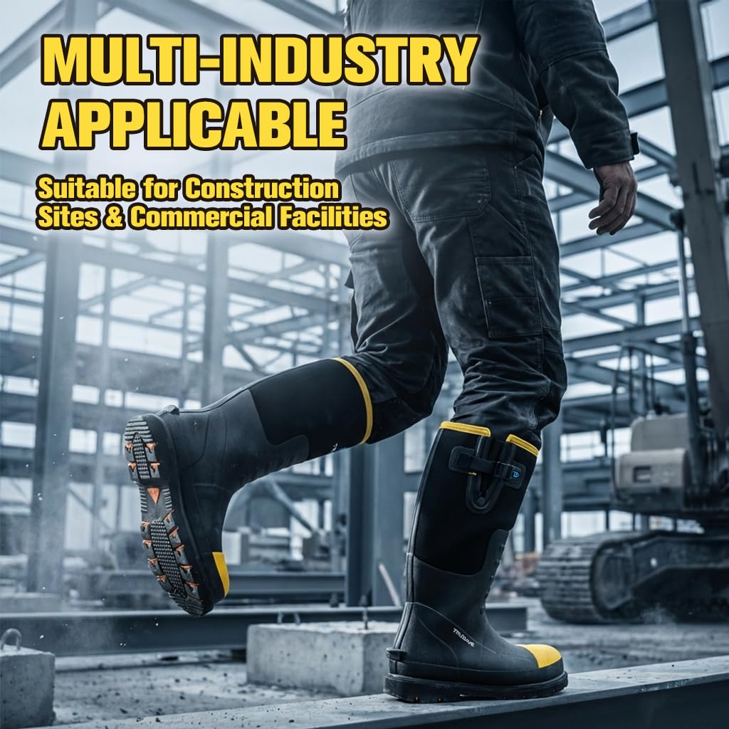 Steel Toe Waterproof Rubber Work Boots G128