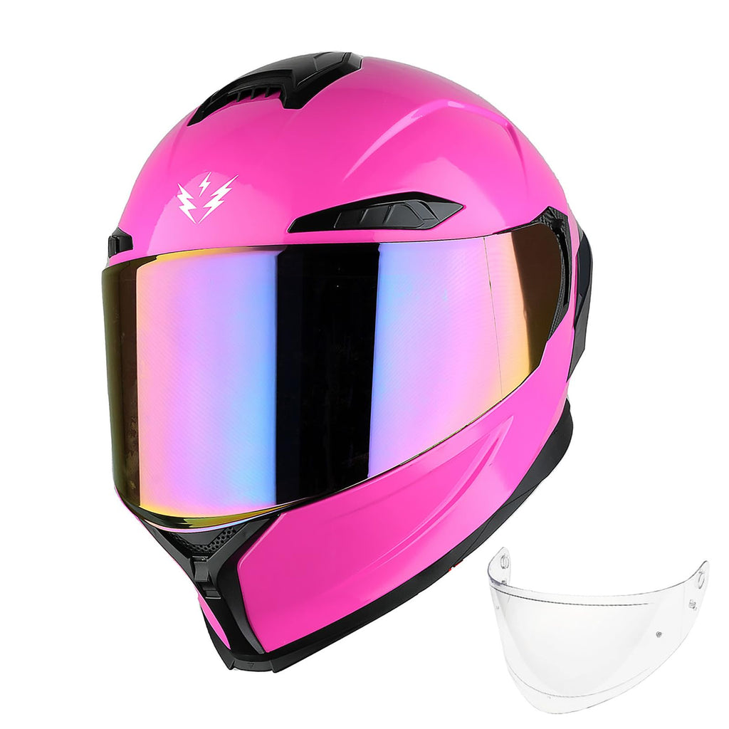 Motorcycle Full Face Helmet with Dual Visor M690756