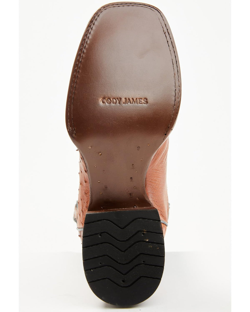 Ostrich Western Boot Broad Square Toe E94091