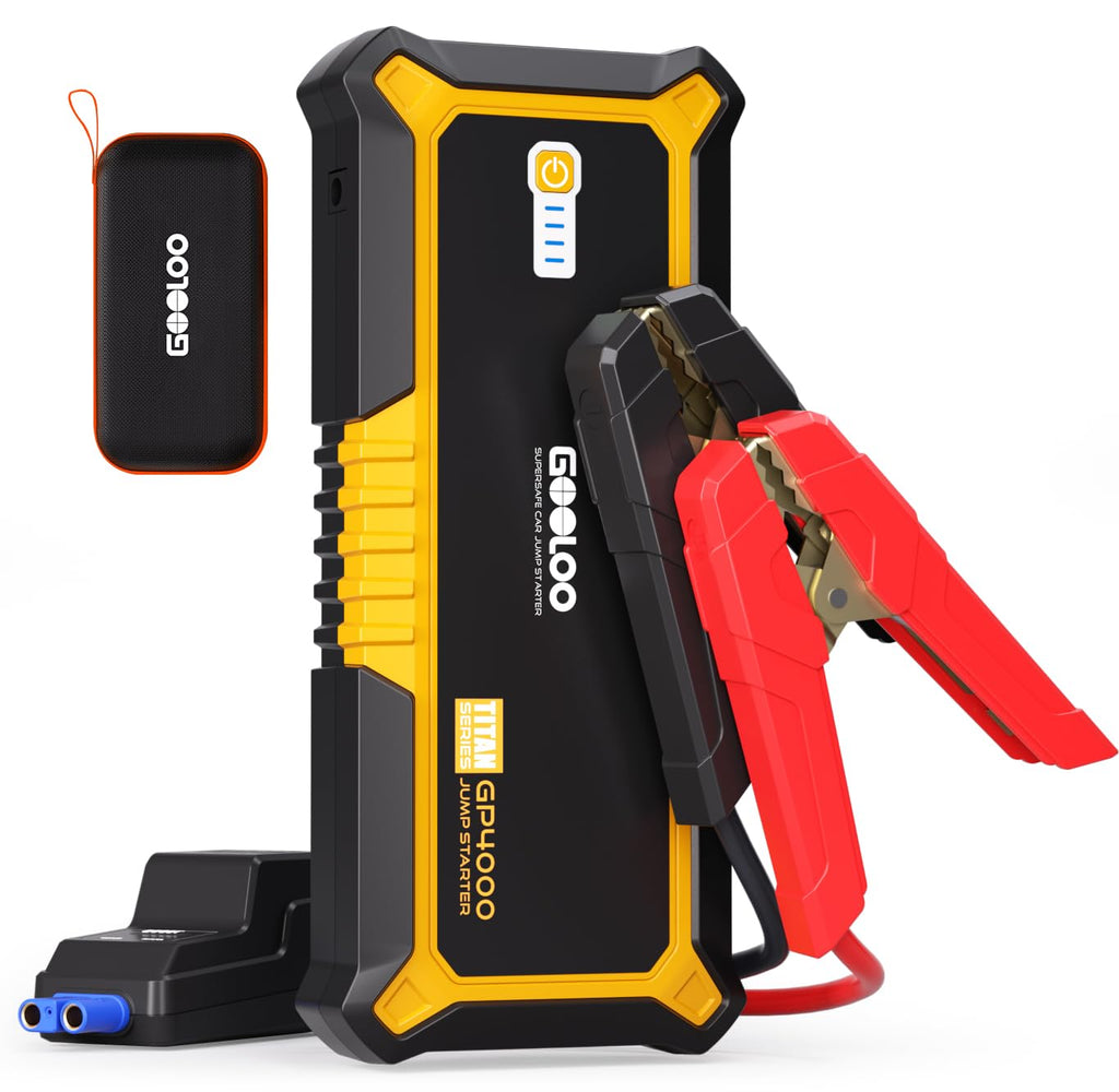 4000A 12V Portable Car Battery Jump Starter J989690