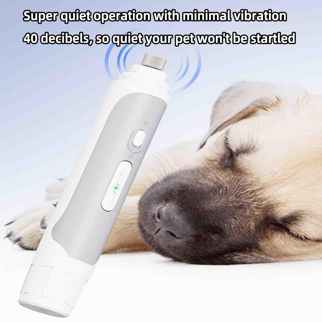 Electric Nail Clipper for Dogs Cats 2-in-1 USB Rechargeable K486