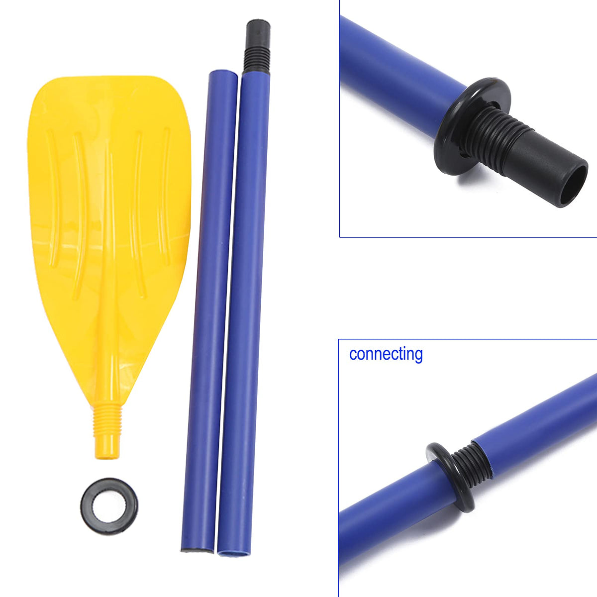 2 Pieces Detachable Boat Oars X724076