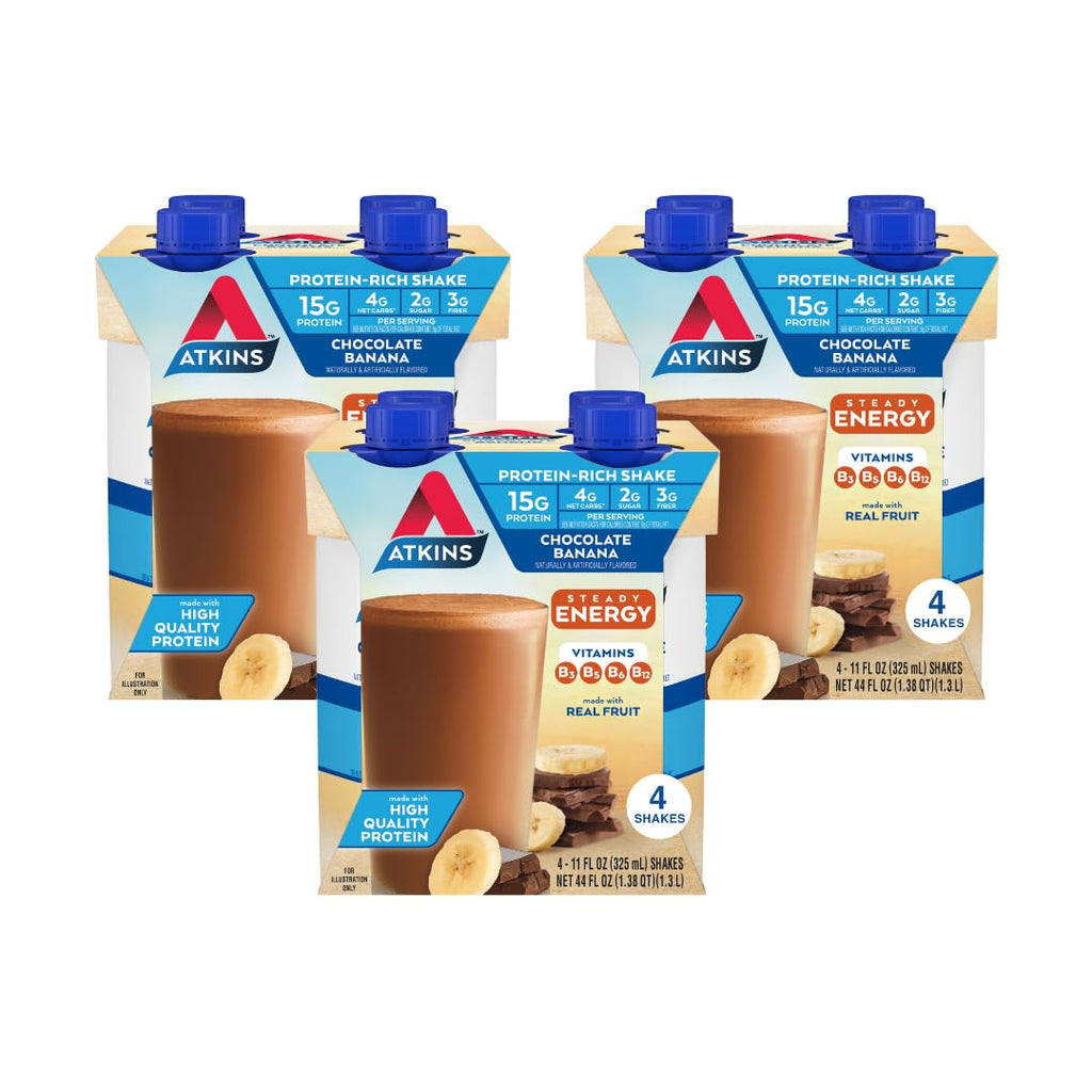 Chocolate Banana & Mocha Latte Protein Shake, 15g Protein, Keto Friendly G140