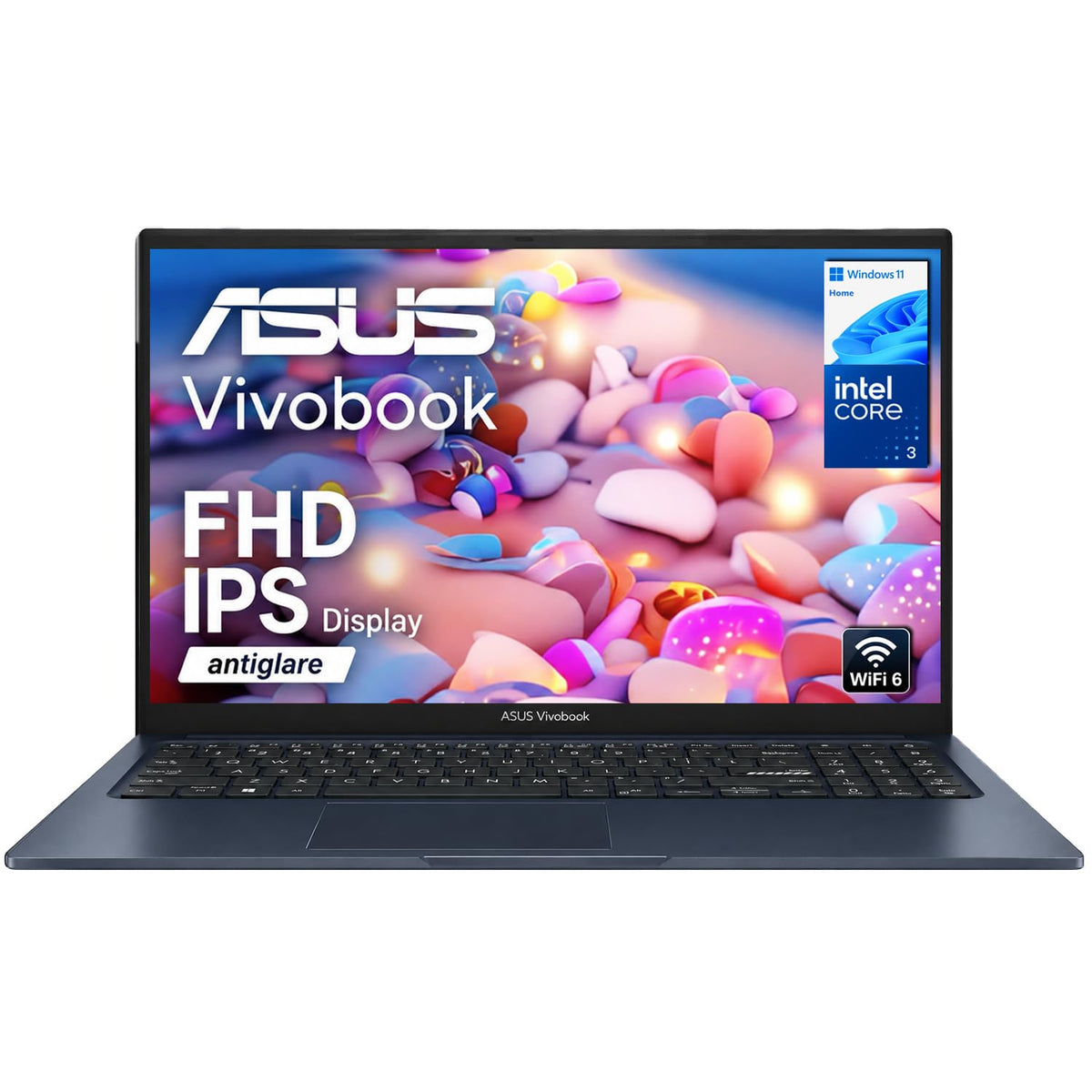 15.6" FHD IPS Intel Core 3 16GB DDR5 256GB SSD Laptop P52837