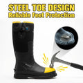 Steel Toe Waterproof Rubber Work Boots G128