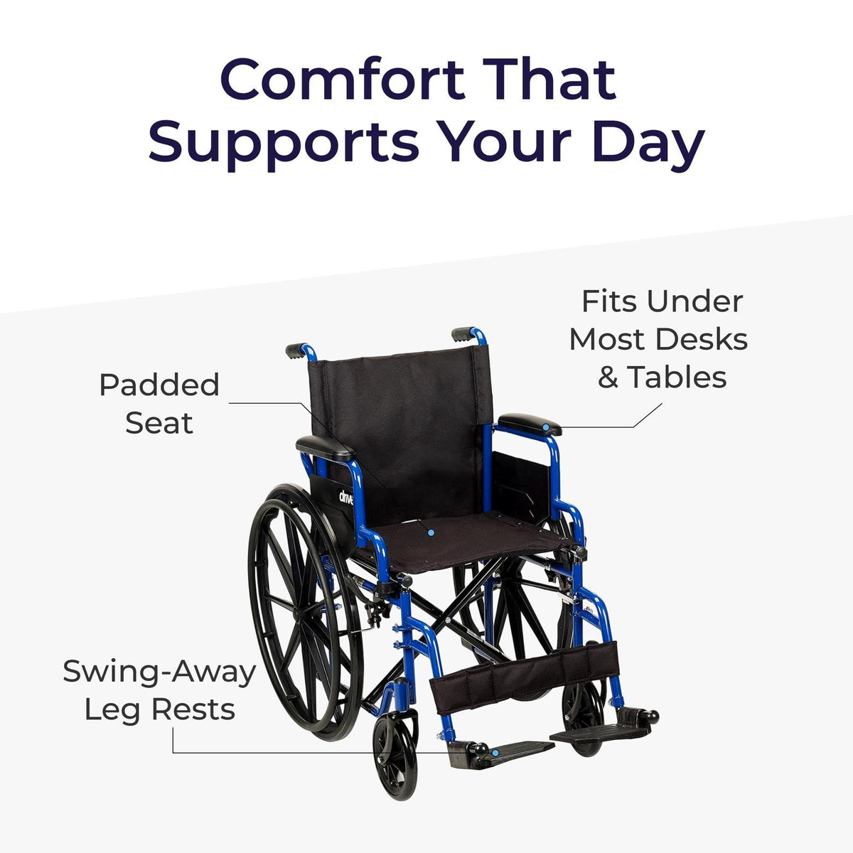 Blue Streak Lightweight Wheelchair N94140
