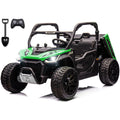 2 Seater 24V 10Ah Ride On Dump Truck with EVA Tires, Green S46260