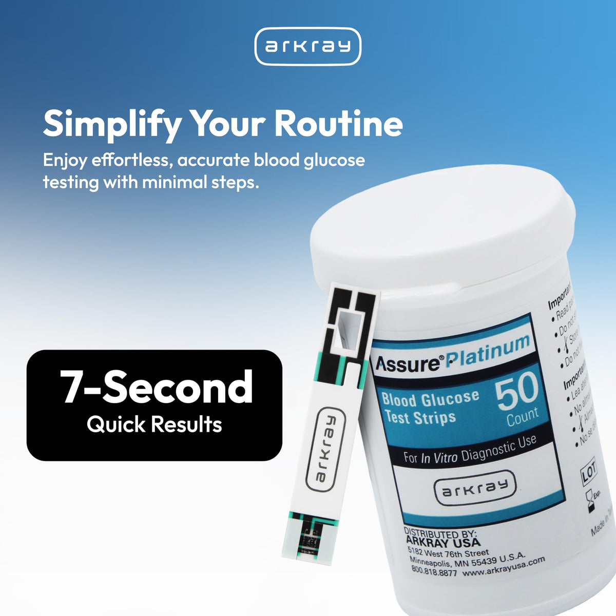 Blood Glucose Test Strips 100 Count I919