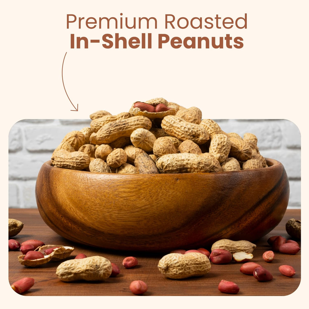 Unsalted Roasted In-Shell Peanuts 5 lb Bag R946
