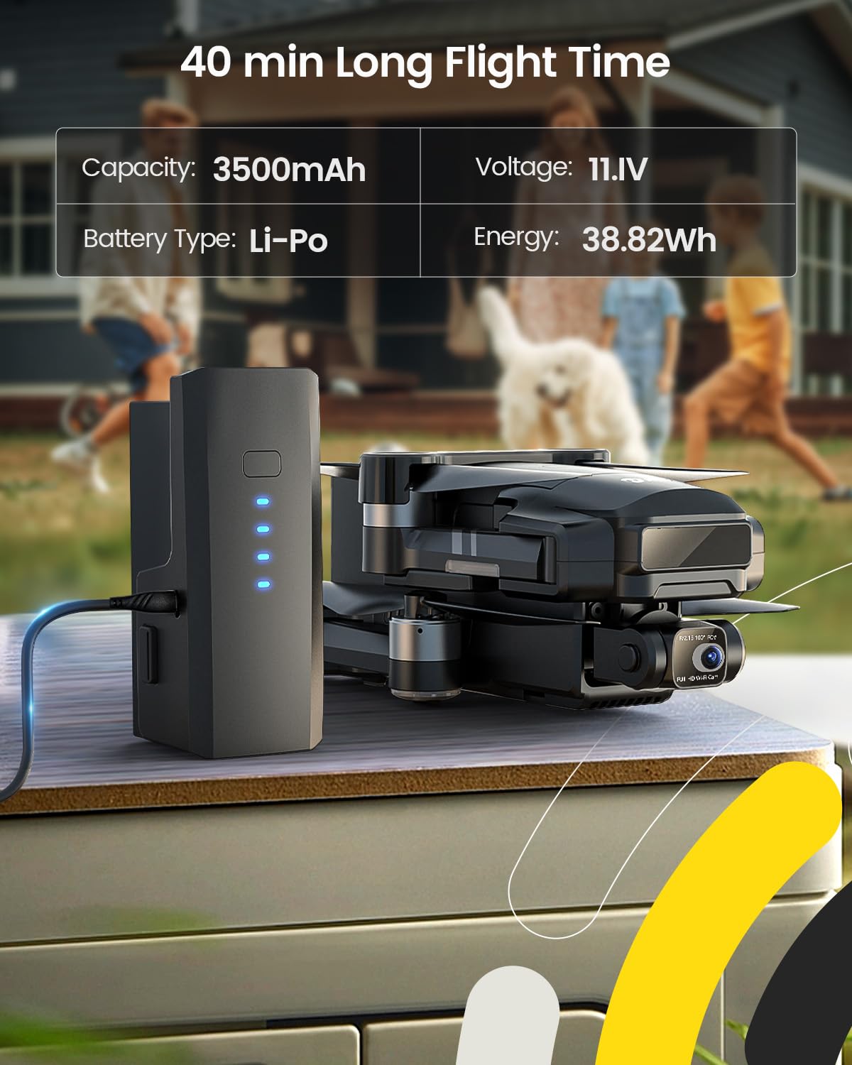 2-Axis Gimbal 4K Camera Drone F140