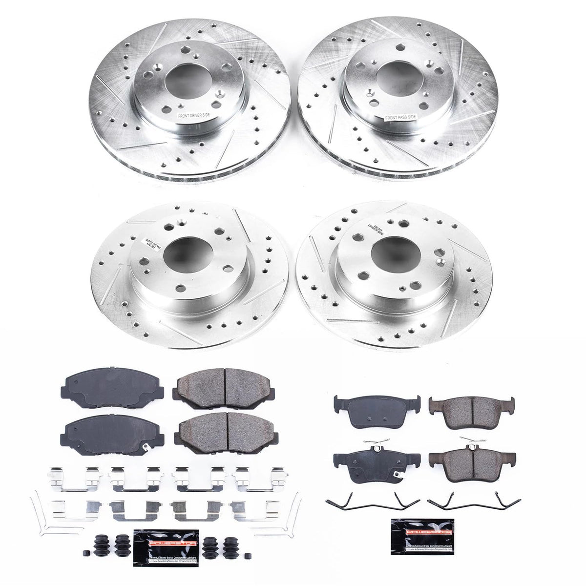 Brake Pad & Rotor Kit Front & Rear M68859