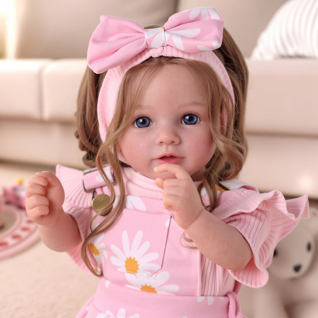 20inch Realistic Reborn Baby Dolls with Poseable Limbs Rooted Hair R6971
