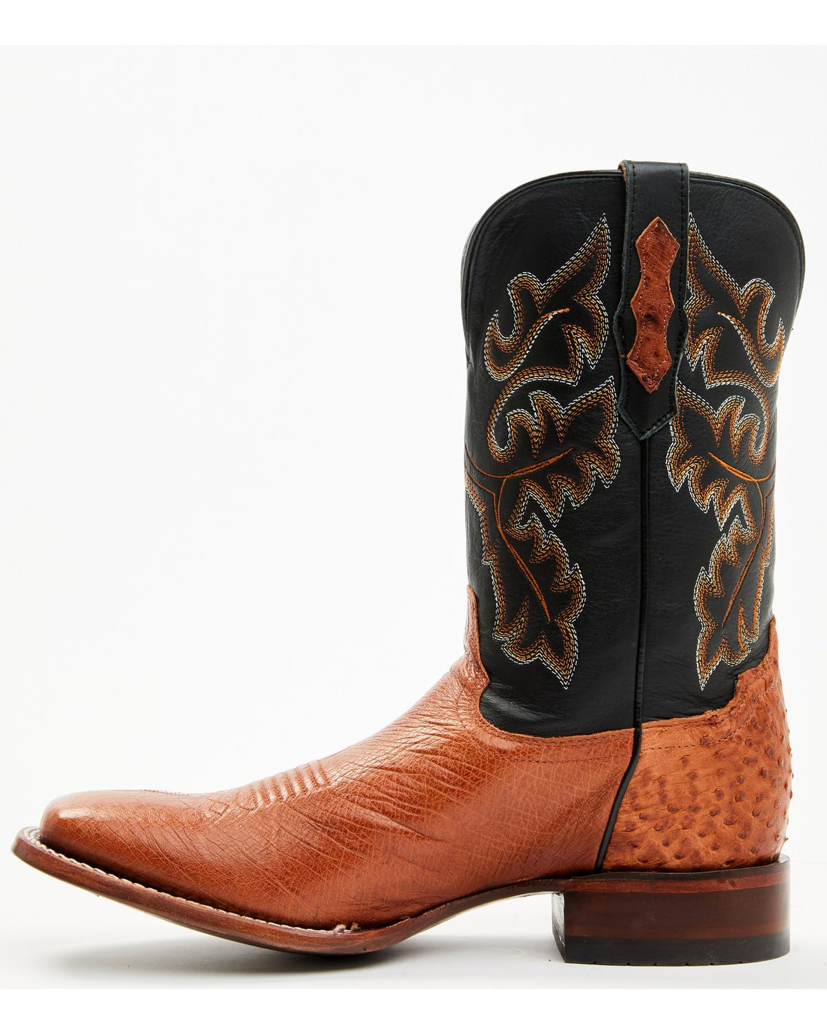 Ostrich Western Boot Broad Square Toe E94091