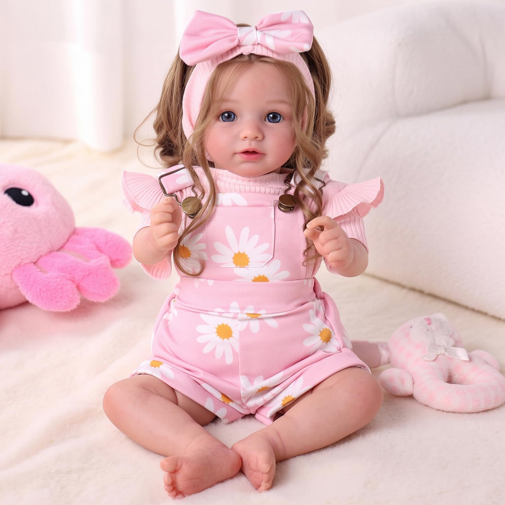 20inch Realistic Reborn Baby Dolls with Poseable Limbs Rooted Hair R6971