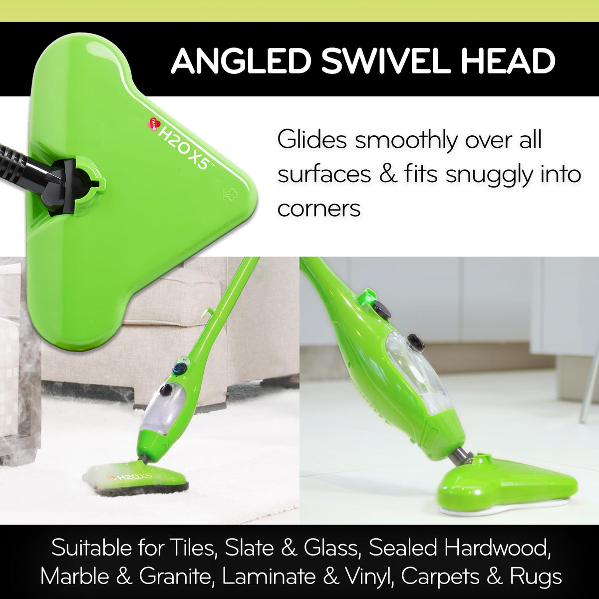 5-in-1 Steam Mop and Handheld Steam Cleaner D774550