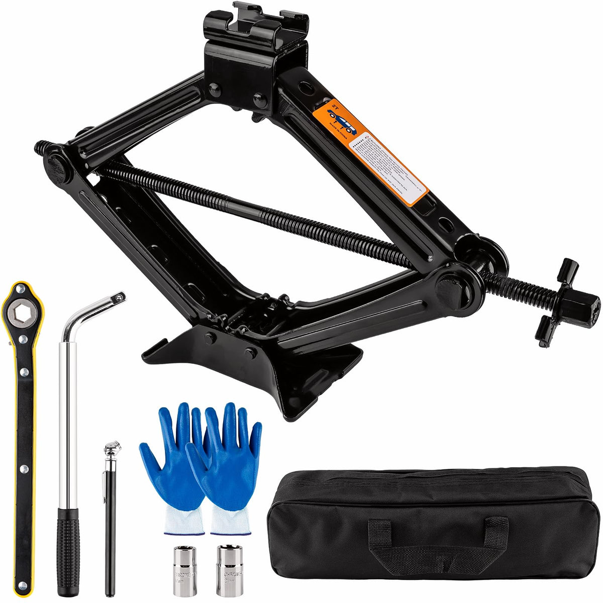 2 Ton Scissor Jack Kit with Lug Wrench V903