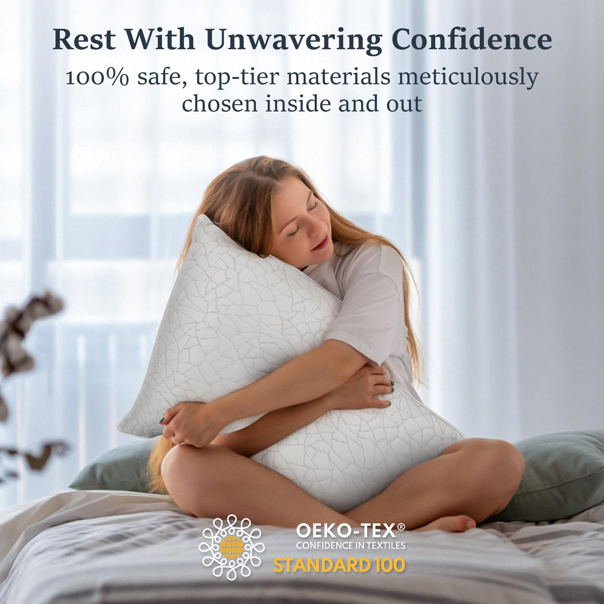 King Size Down Alternative Pillows Set of 2 V8433