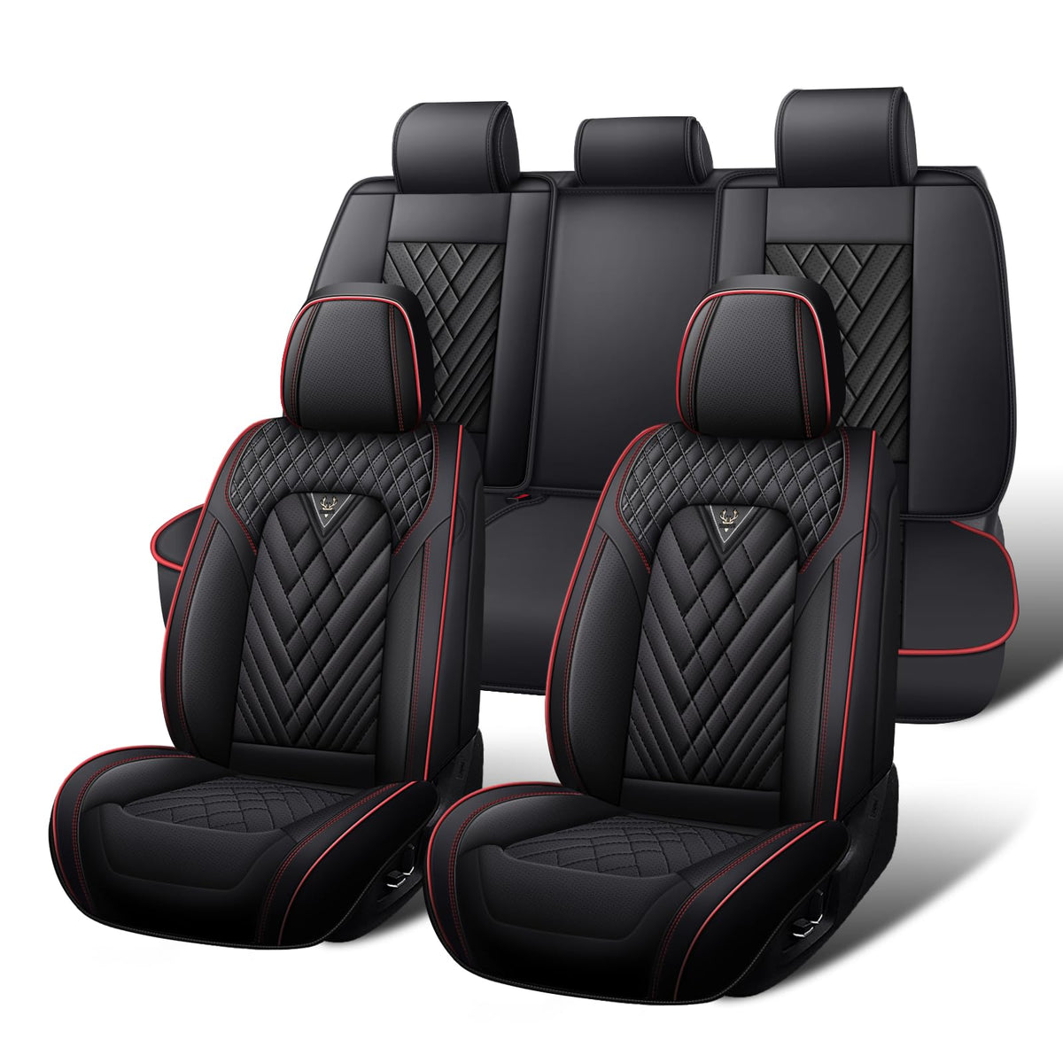 Waterproof Nappa Leather Full Set Car Seat Covers R966180