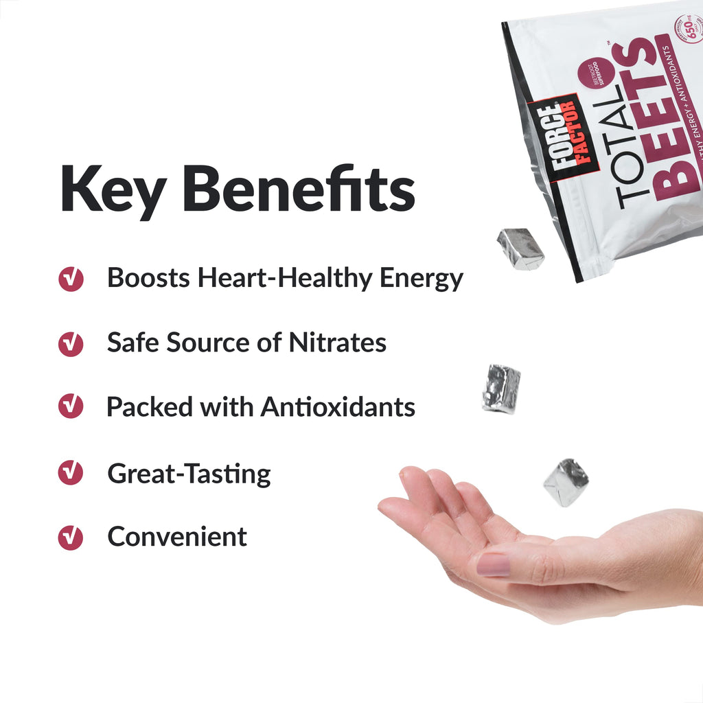 Beetroot Chews and B12 Gummies, 90 Count Cherry Flavor C414983