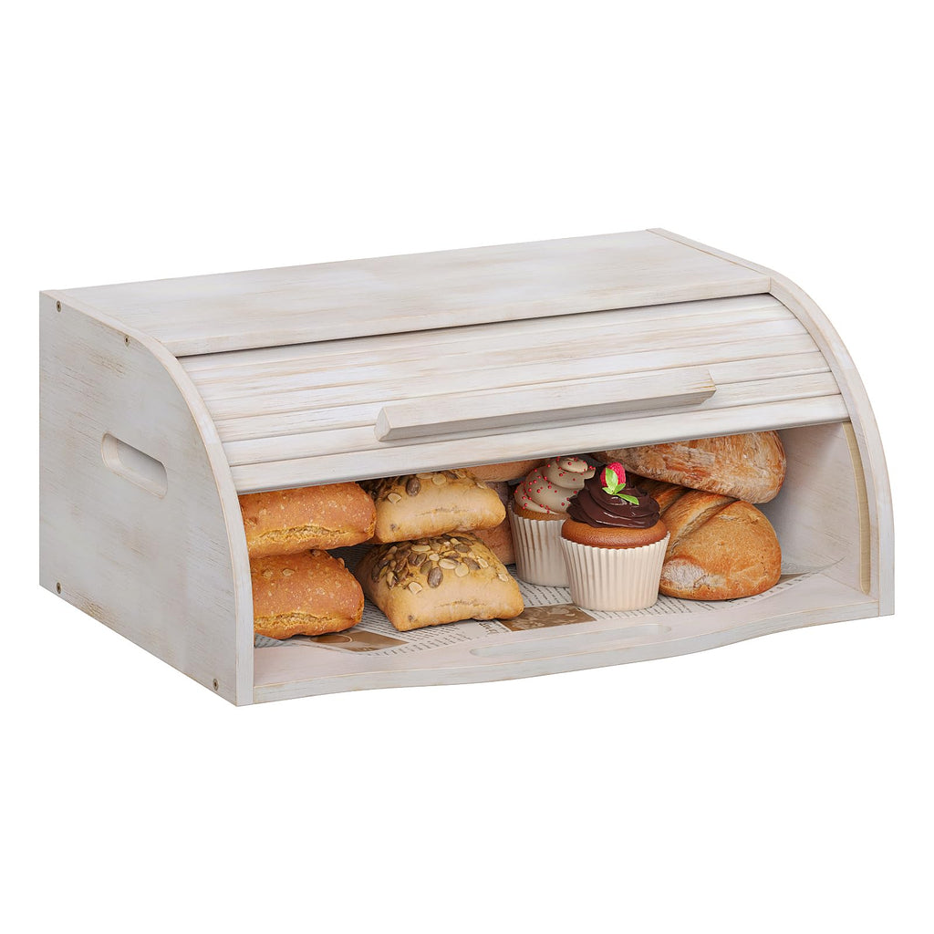 Bamboo Roll Top Bread Box P943214
