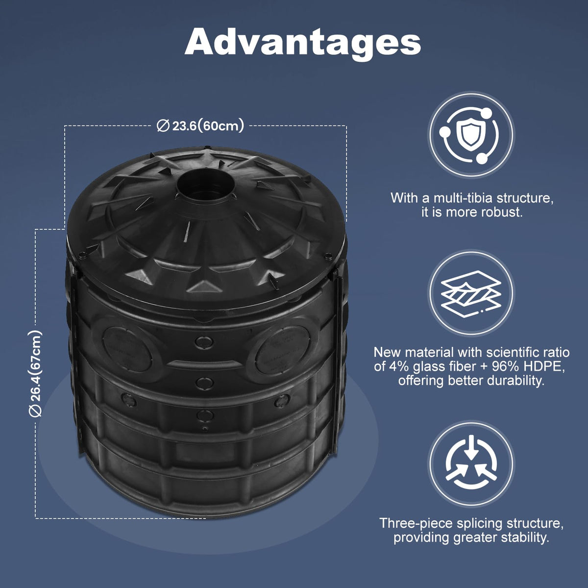 50 Gallon Rainwater Collection Barrel E65209