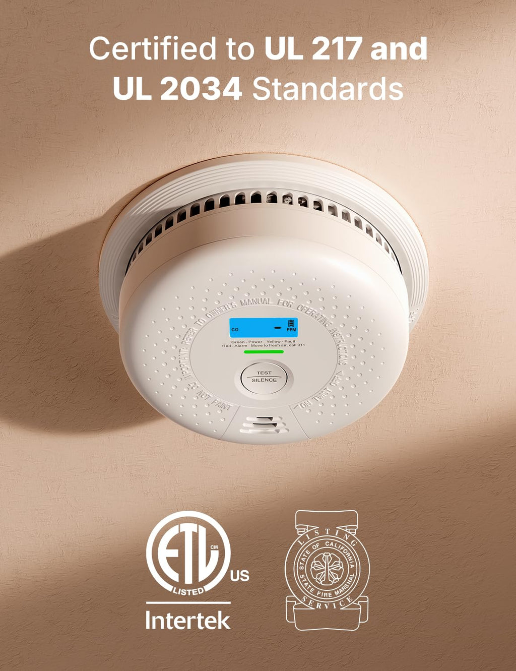 Smoke and Carbon Monoxide Detector 3-Pack M77677