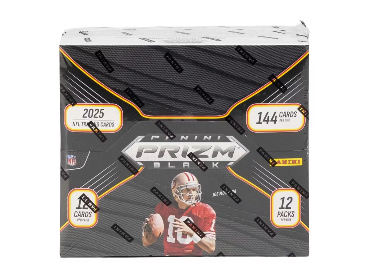 2025 Panini Prizm Black Football Trading Card Box U6082
