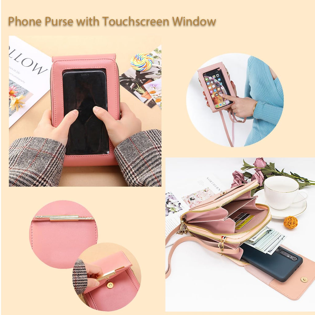 Anti-Theft Leather Crossbody Bag R878