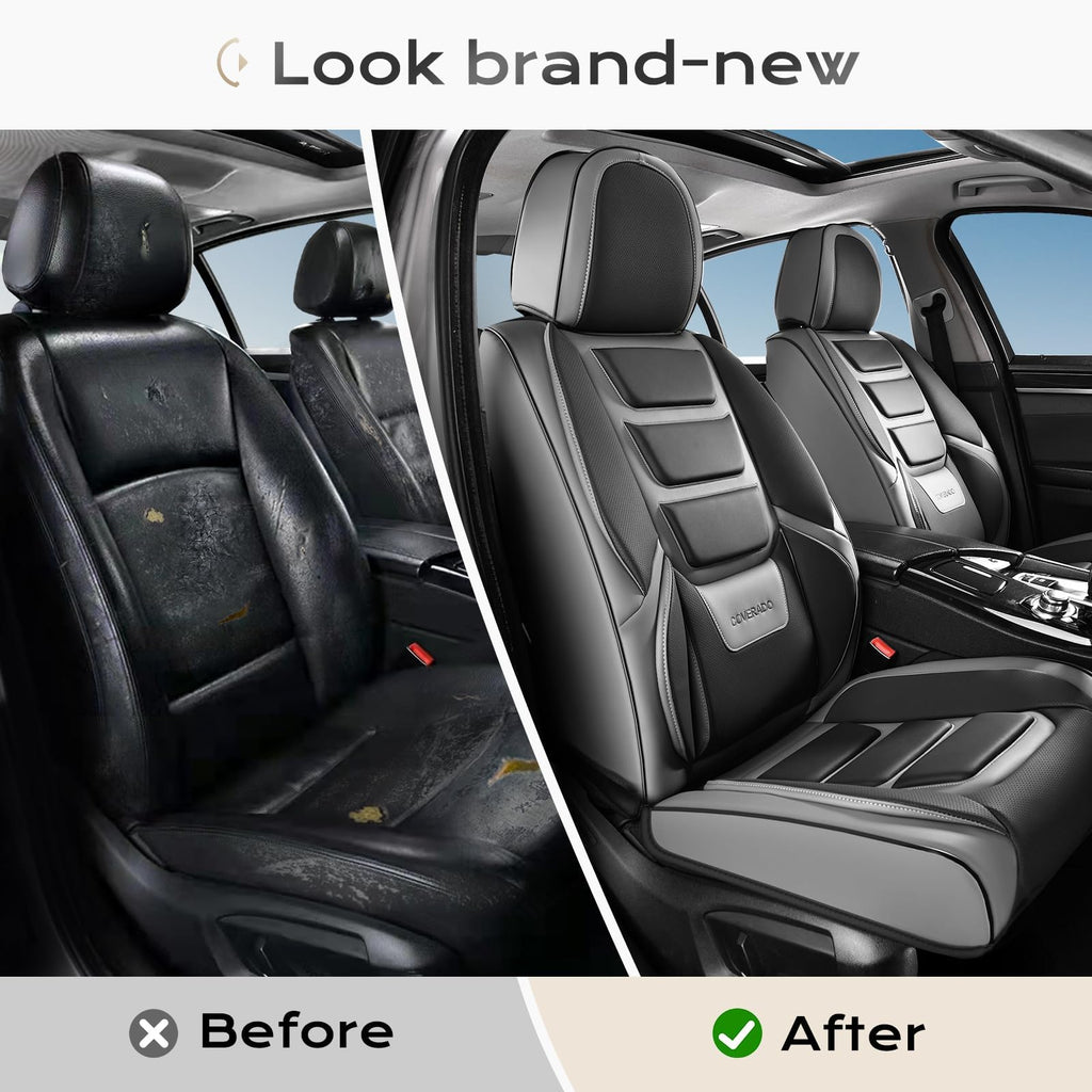 Waterproof Leather Car Seat Covers Full Set Z739794