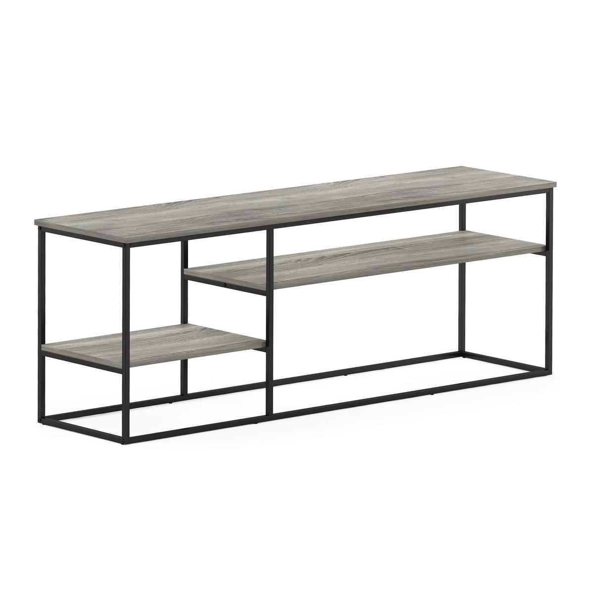 3-Tier Grey Oak TV Stand up to 65 Inch B6261