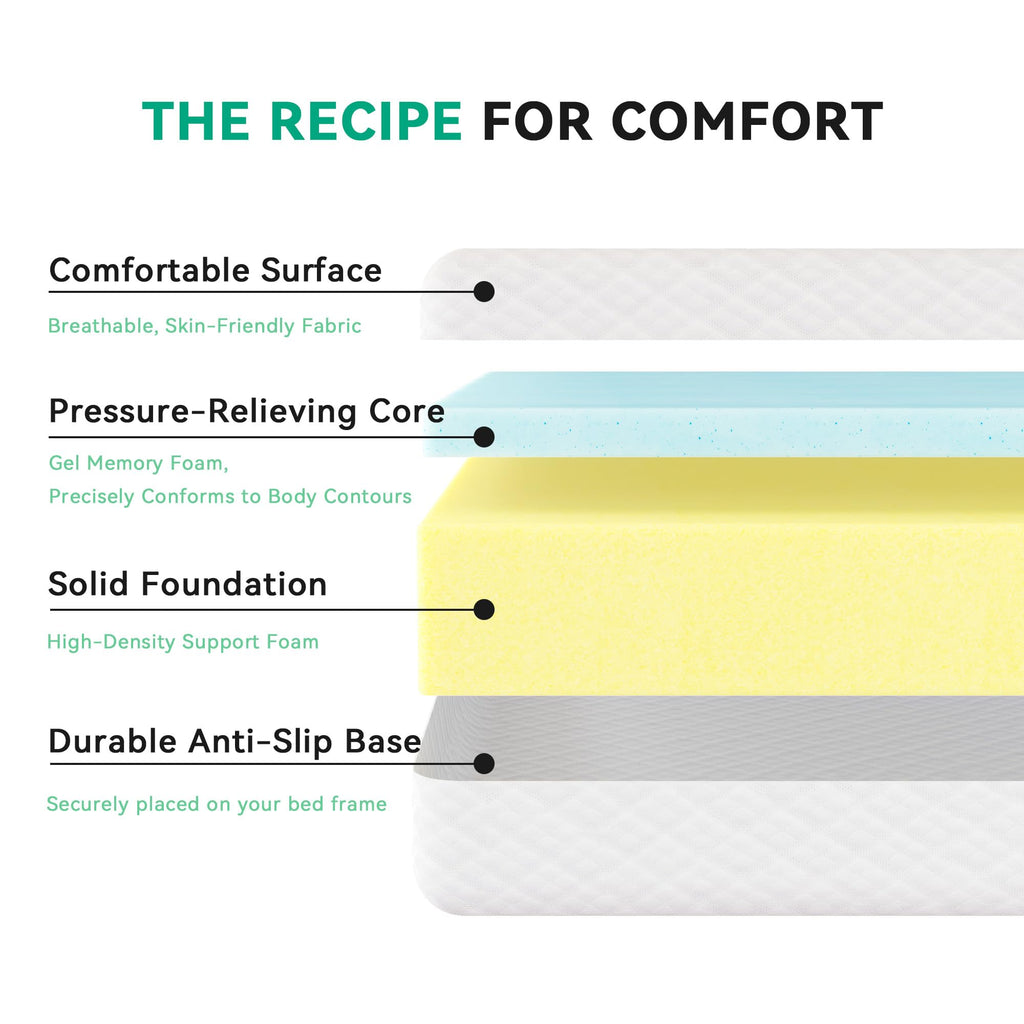 6 Inch Twin Memory Foam Mattress X5024