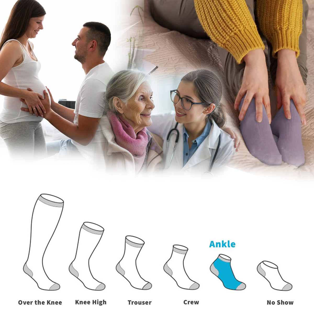 Bamboo Viscose Non Binding Ankle Socks K779727