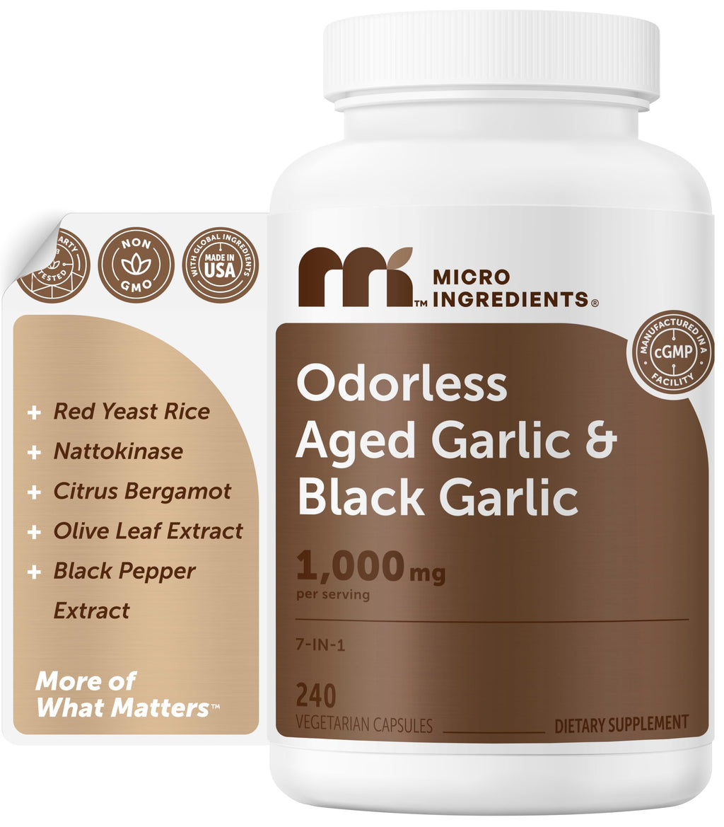 Odorless Aged Garlic & Black Garlic U9715