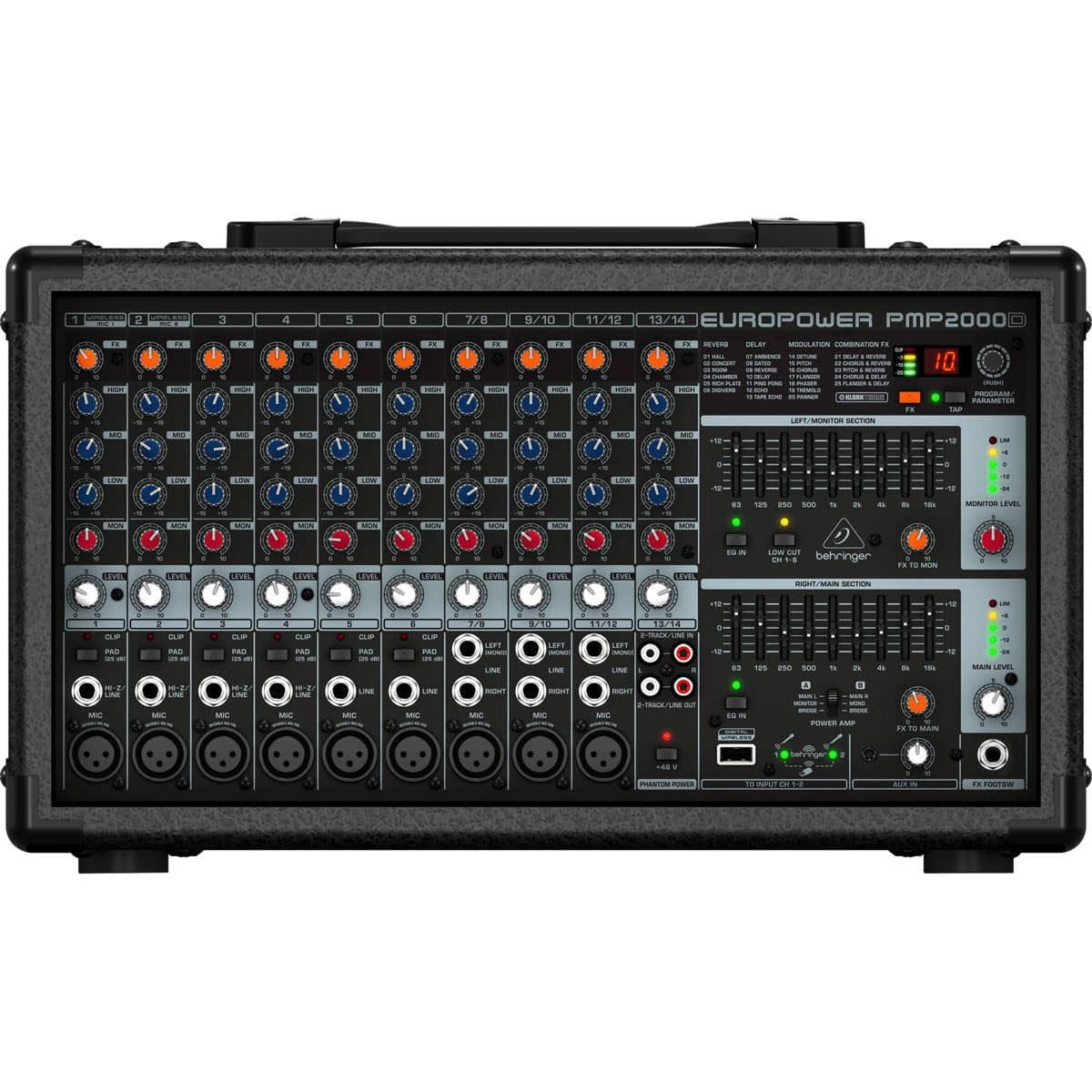 2000-Watt 14-Channel Powered Mixer X32624