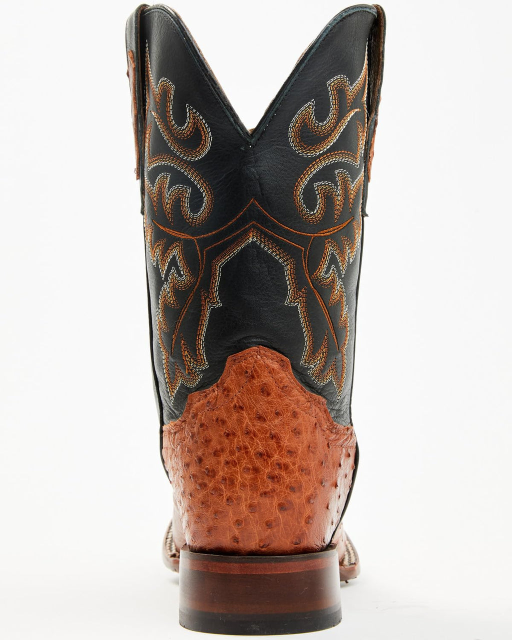 Ostrich Western Boot Broad Square Toe E94091
