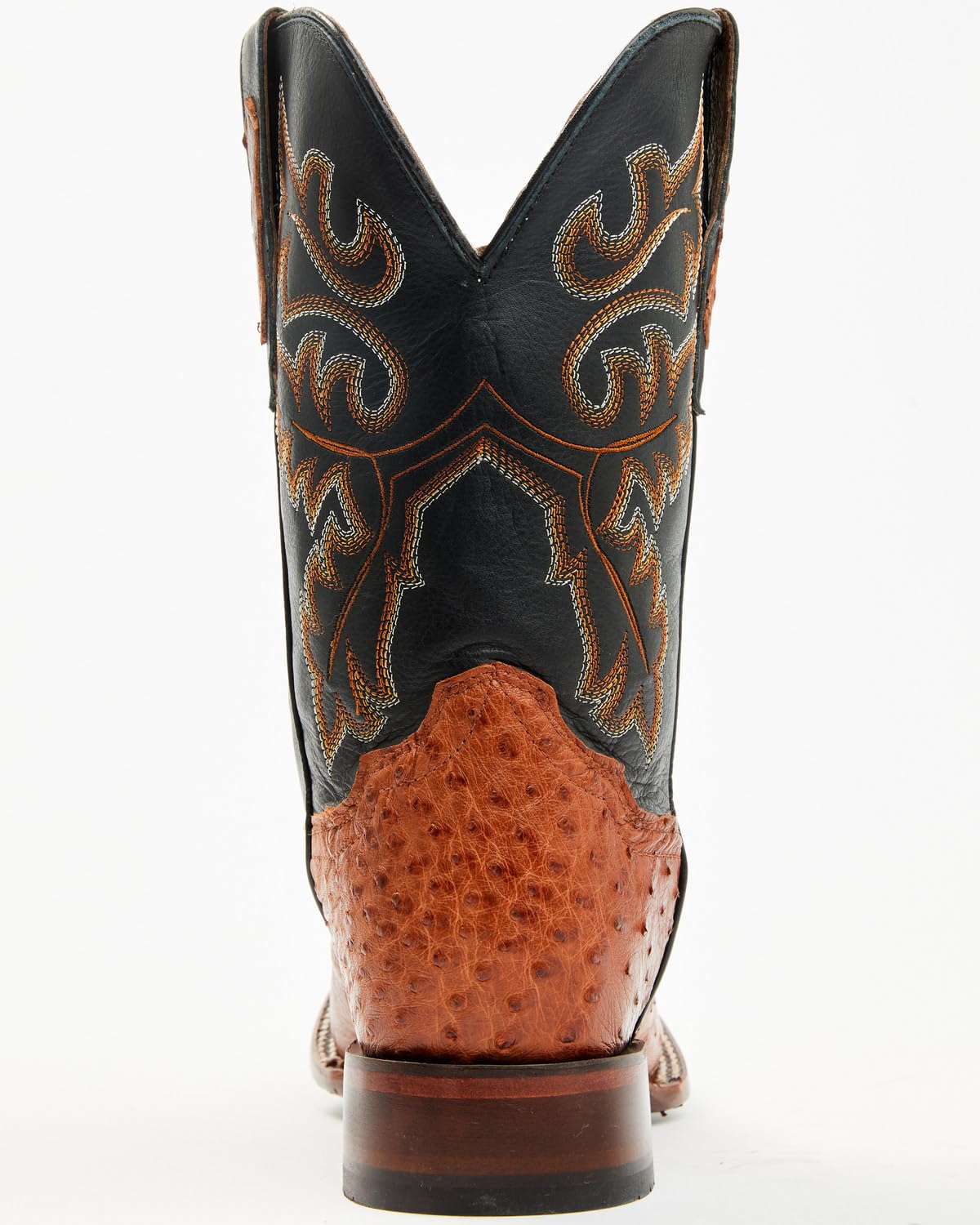 Ostrich Western Boot Broad Square Toe E94091