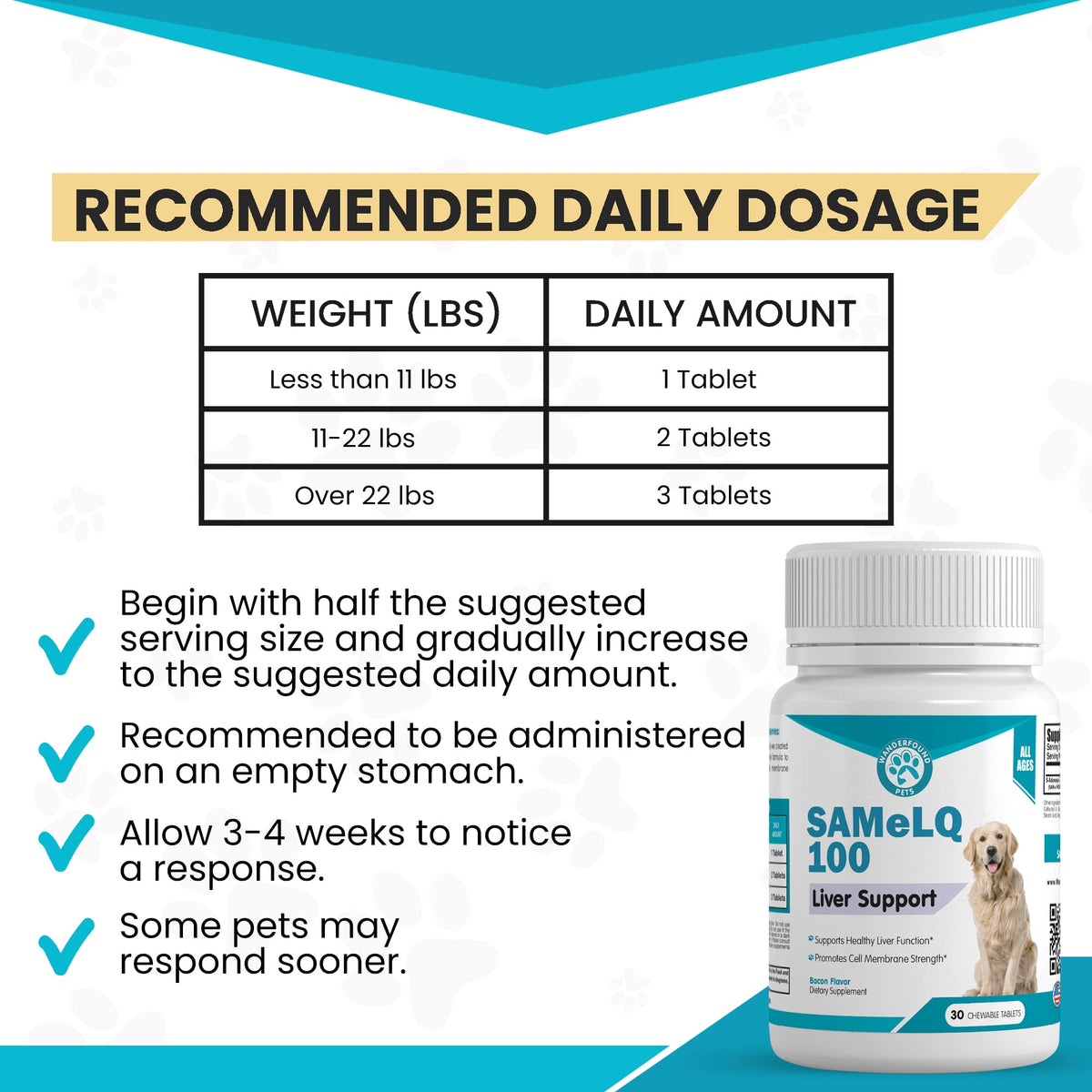 Milk Thistle & SAMe100 for Dogs F709