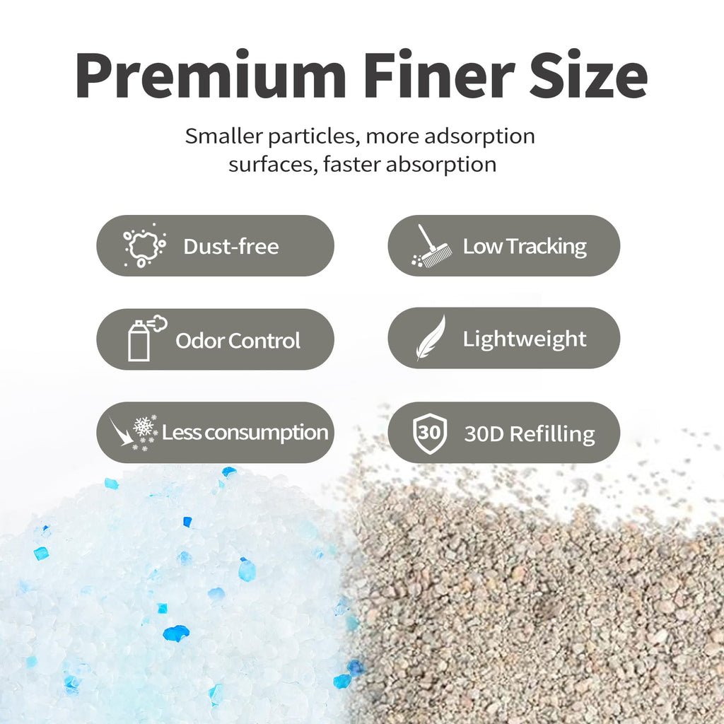 Cat Litter Crystals 17.2 lbs Q649