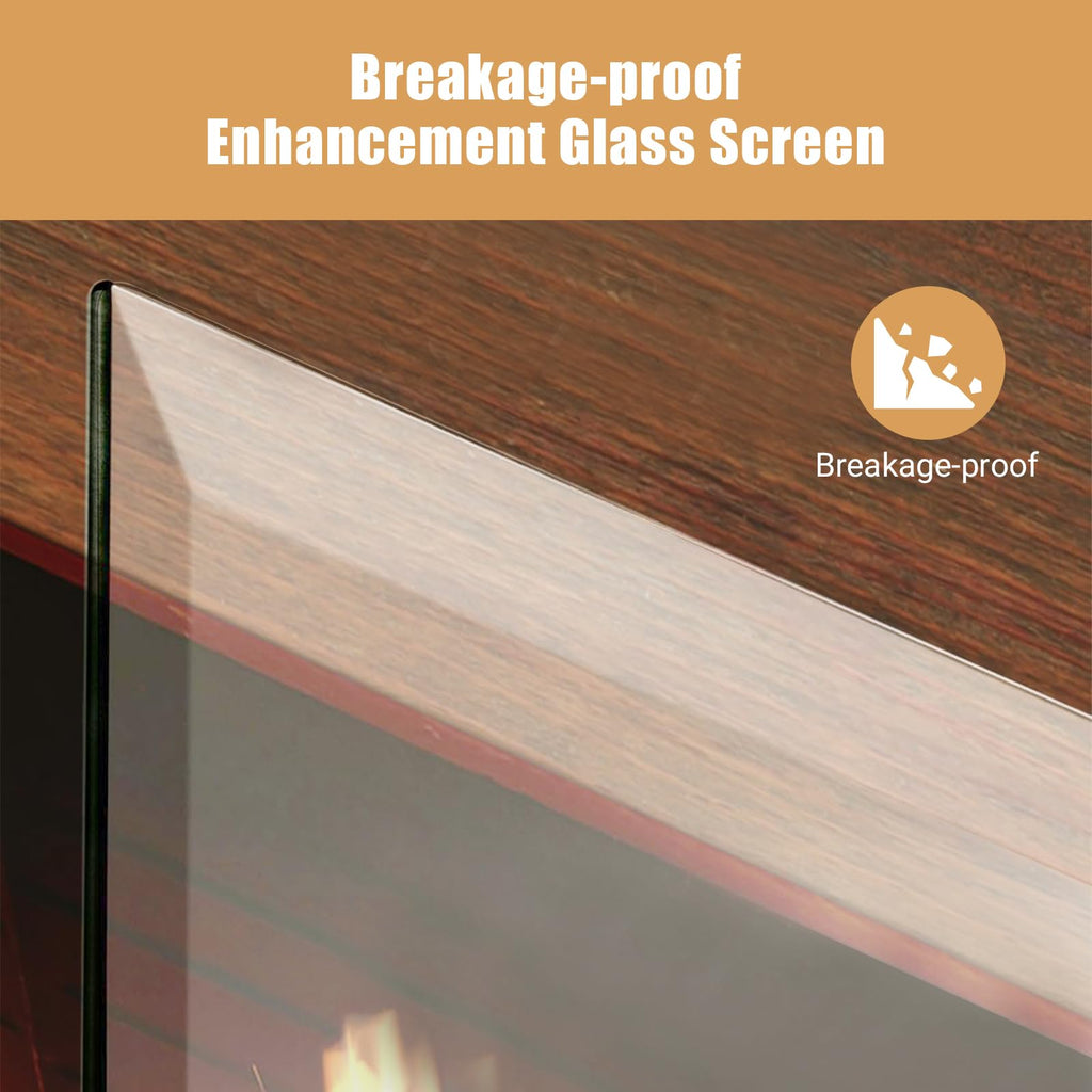 Tempered Glass Fireplace Screen 26" x 36" G918