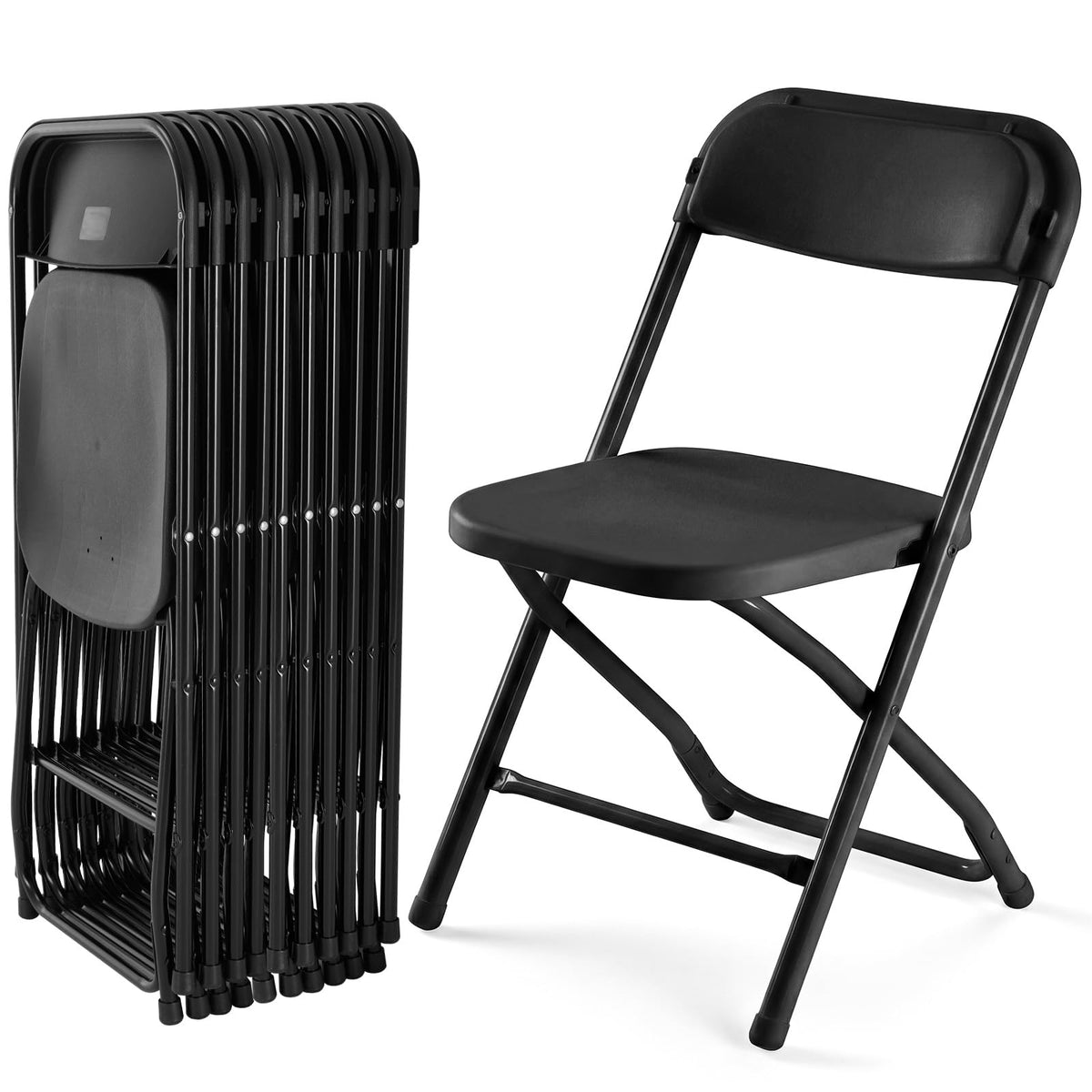 Plastic Folding Chairs 10 Pack K48597