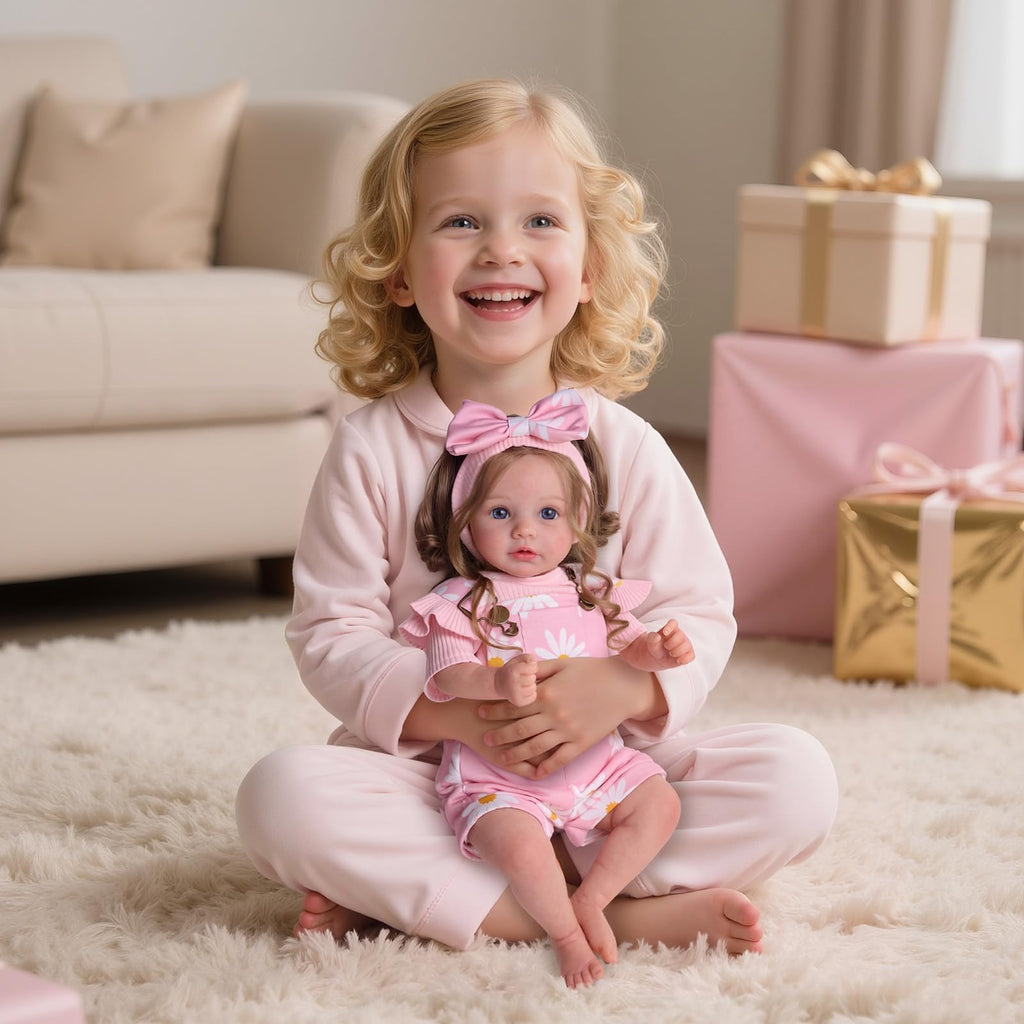 20inch Realistic Reborn Baby Dolls with Poseable Limbs Rooted Hair R6971