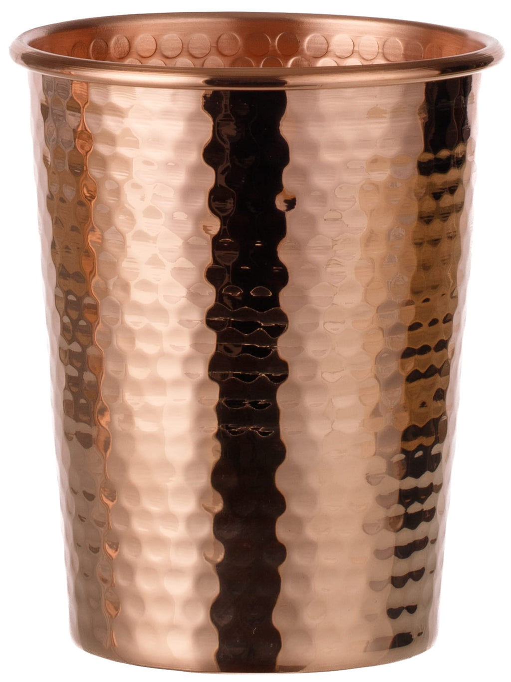 Set of 2 Hammered Copper Cups 18 Ounces S51856