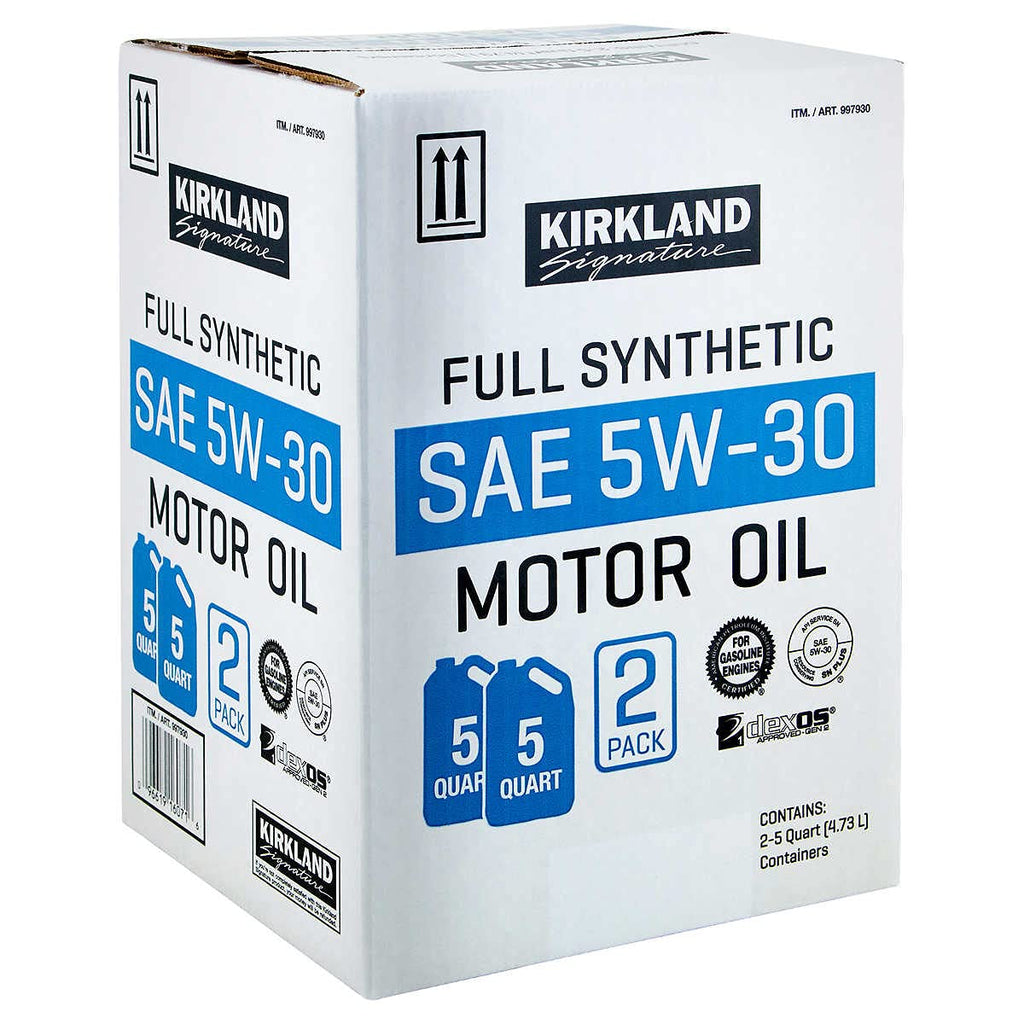 Full Synthetic SAE 5W-30 Motor Oil 5 Quart 2 Pack U23918
